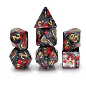 BLOOD Arcylic Diceset