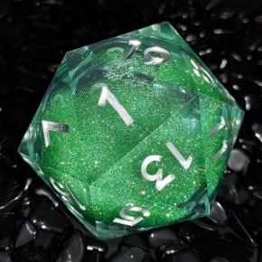 52mm Hugh Liquid Core D20 Dice