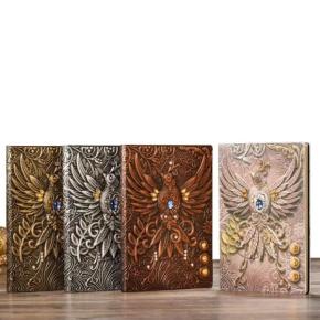 Phoenix embossed notebook