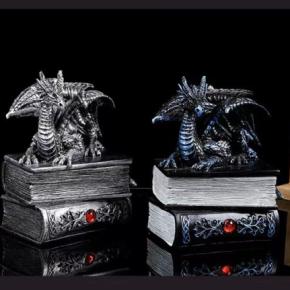 Retro Resin Dragon Creative Storage Box