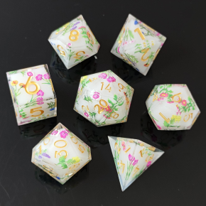 Sticker resin sharp edge dice