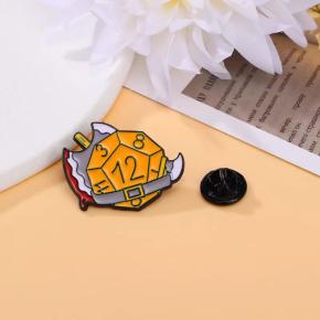 Dice Game Enamel Pin Badge