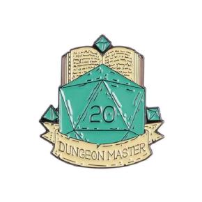 D20 DnD Enamel Pins