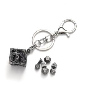 D6 dice keychain